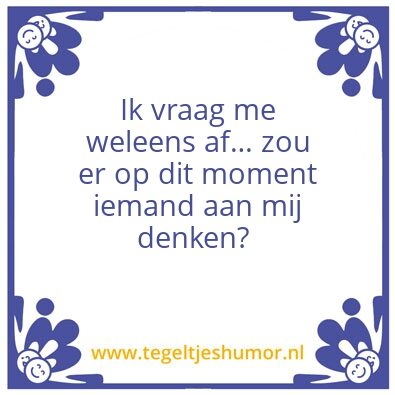 Tegeltje: John