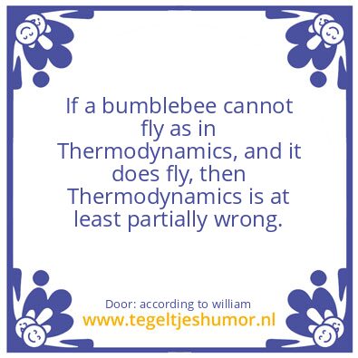 Tegeltje: A bumblebee !