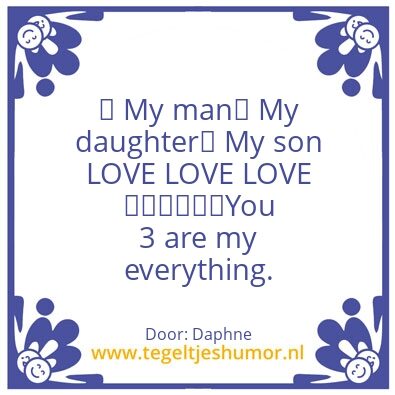 Tegeltje: Love