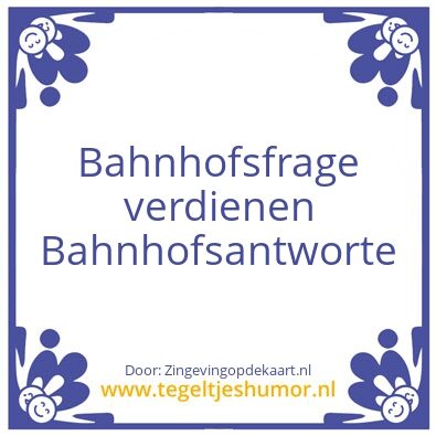 Tegeltje: Ziel