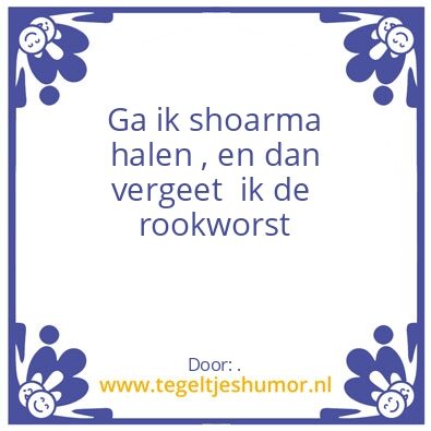 Tegeltje: .