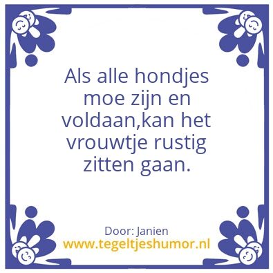 Tegeltje: Doglife