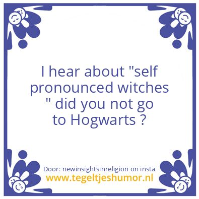 Tegeltje: Horwards..