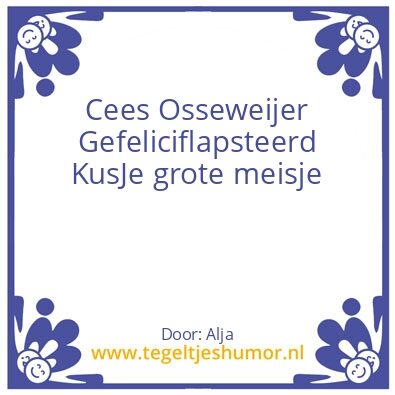 Tegeltje: Cees