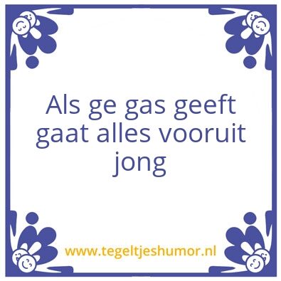 Tegeltje: Tegel