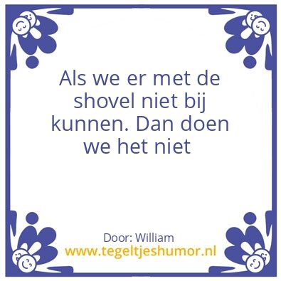 Tegeltje: boeren wijsheid