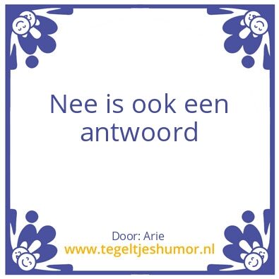 Tegeltje: Geerts spreuk