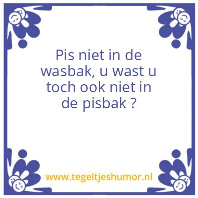 Tegeltje: Hoge nood