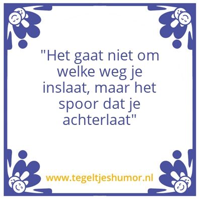 Tegeltje: doei