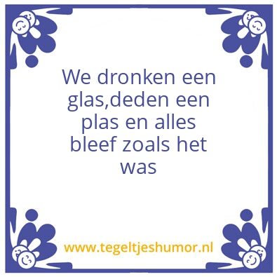 Tegeltje: spreuk