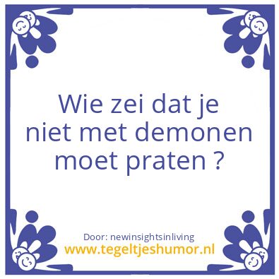Tegeltje: divide and rule