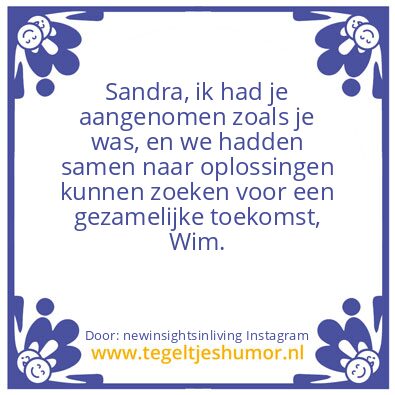 Tegeltje: Yes, you can