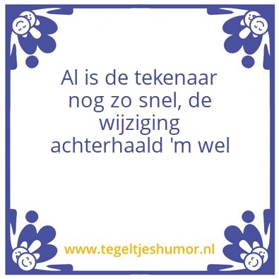Tegeltje: Engineering