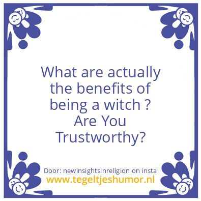 Tegeltje: benefits ?