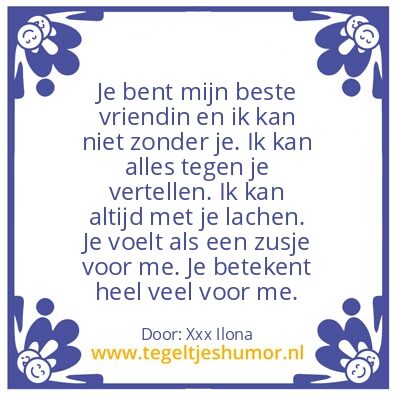 Tegeltje: Femke
