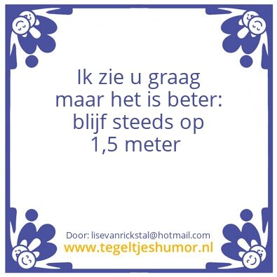Tegeltje: 1,5