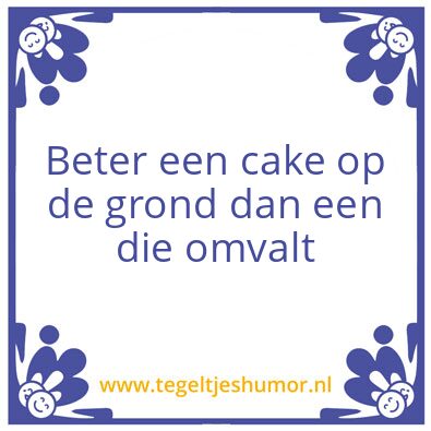 Tegeltje: VWC