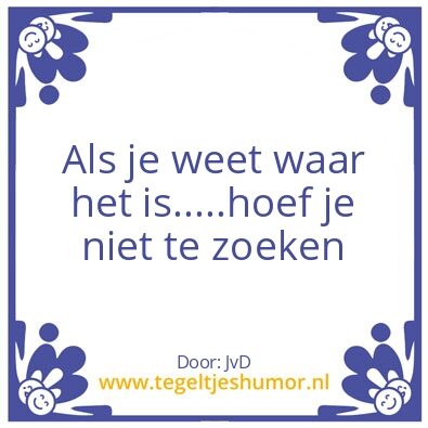 Tegeltje: zoeken