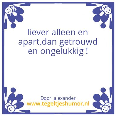 Tegeltje: realiteit
