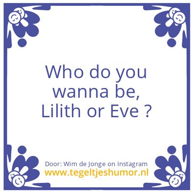 Tegeltje: your bonds with the devil