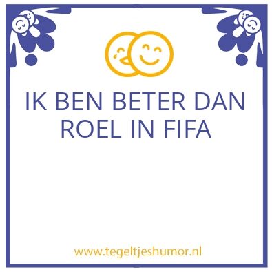 Tegeltje: Fifa