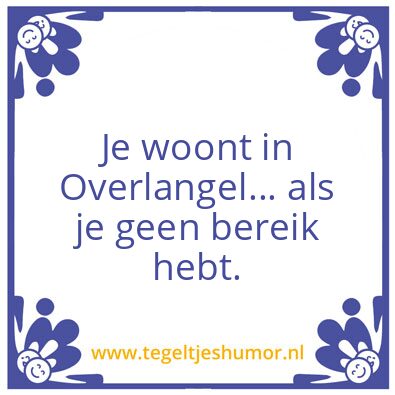 Tegeltje: Test