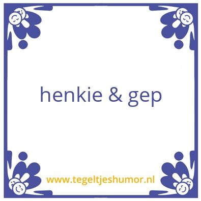 Tegeltje: sdikjfsdkj