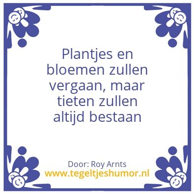 Tegeltje: Tieten