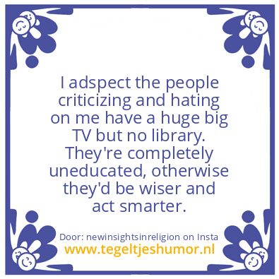 Tegeltje: What Is Your Narrative ?