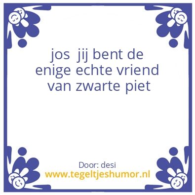 Tegeltje: sinterklaas