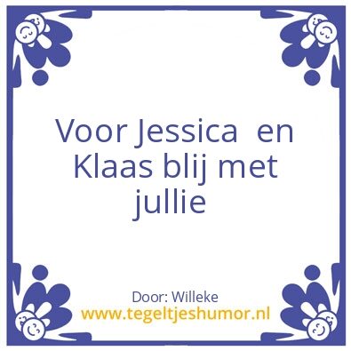 Tegeltje: Schatjes