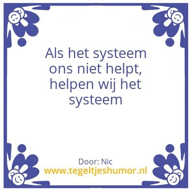 Tegeltje: Bevinding 3