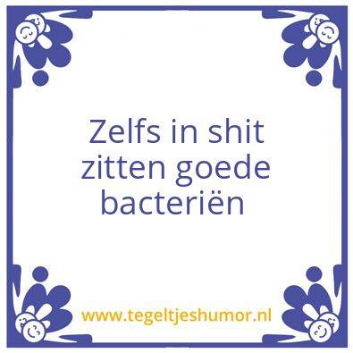 Tegeltje: Shit