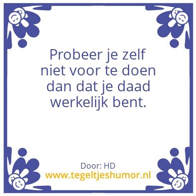 Tegeltje: Mensen
