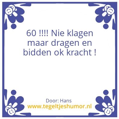 Tegeltje: Anita 60