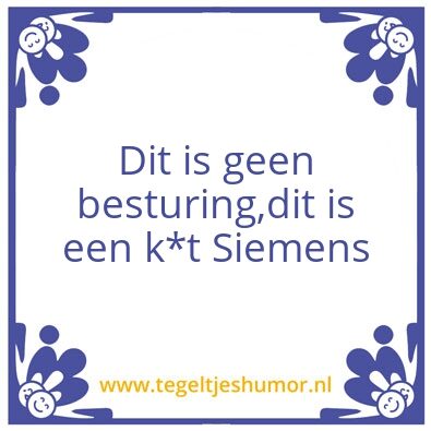 Tegeltje: plc