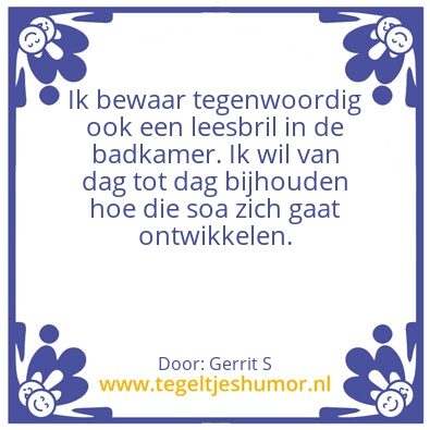 Tegeltje: Ik ben Gerrit