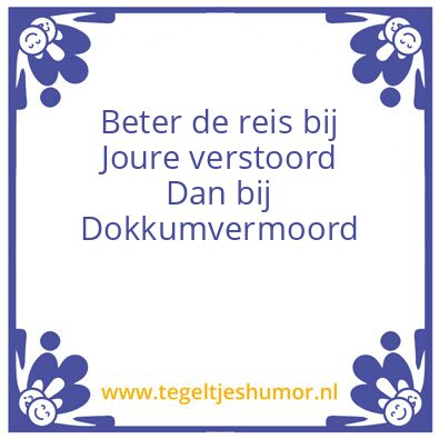 Tegeltje: Dokkum