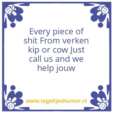 Tegeltje: Germ