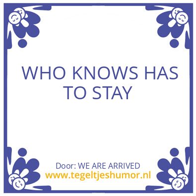 Tegeltje: AL IS WELL