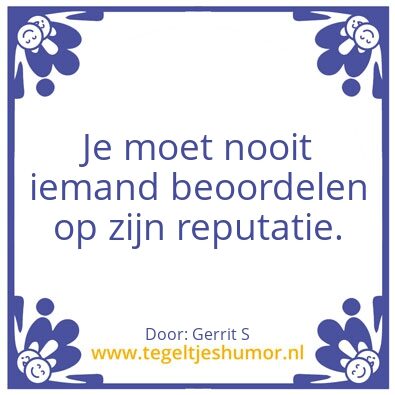 Tegeltje: Ik ben Gerrit