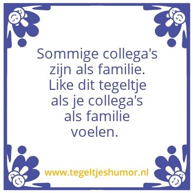 Tegeltje: Familie