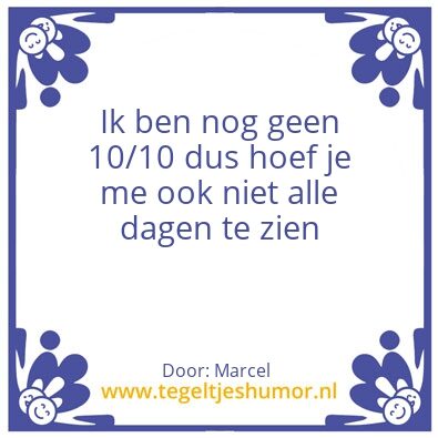 Tegeltje: Marcel