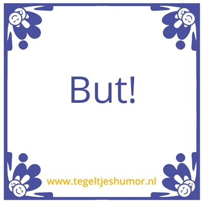 Tegeltje: But!