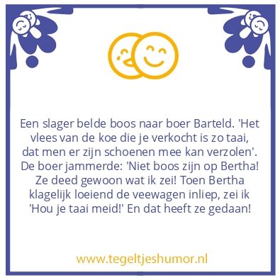 Tegeltje: Tegeltje