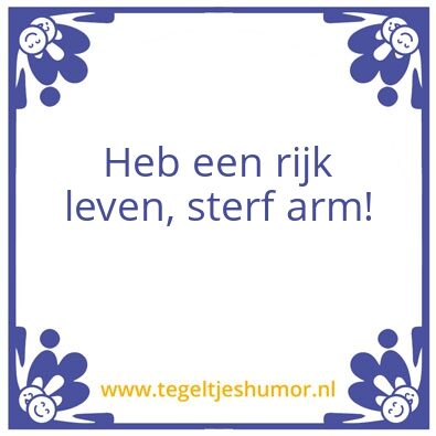 Tegeltje: Wijsheid