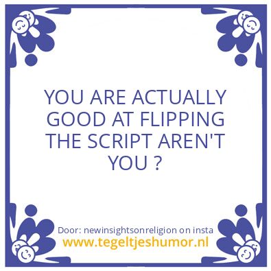 Tegeltje: Now You know