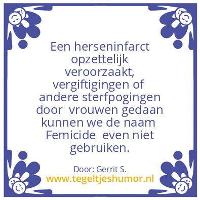 Tegeltje: Ik ben Gerrit.