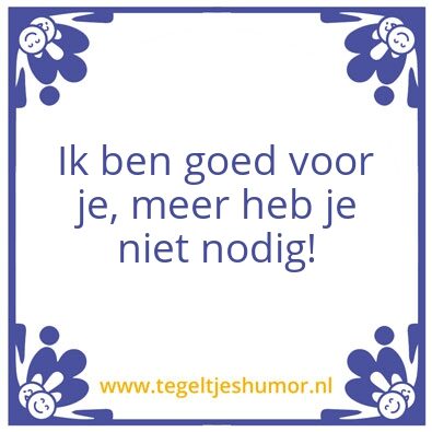 Tegeltje: tekst 2