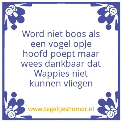 Tegeltje: Wappies